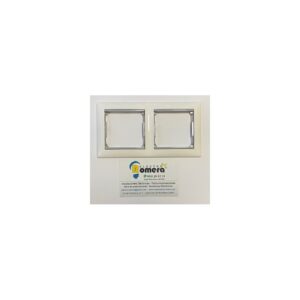MARCO 2 ELEMENTOS BLANCO/GRIS LEGRAND VALENA 7744 92