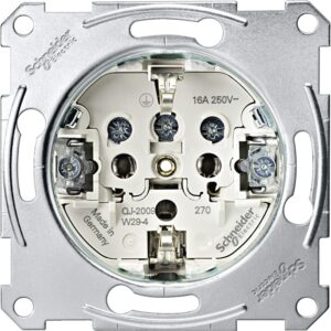 Base Schuko conexion con tornillos compatible con las gamas Elegance y D-life MTN2400-0000
